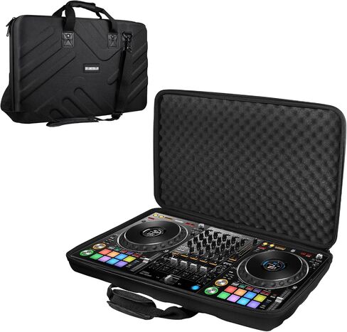 حقيبة DJ - مقاس 20.8 بوصة × 14.5 بوصة × 3.5 بوصة - تناسب وحدة تحكم DJ Pioneer DDJ-FLX4/DDJ-400/DDJ-SB2/DDJ-200/DDJ-SB3/DDJ-RB - حقيبة سفر ذات هيكل صلب - حماية EVA - لمعدات DJ in Kuwait