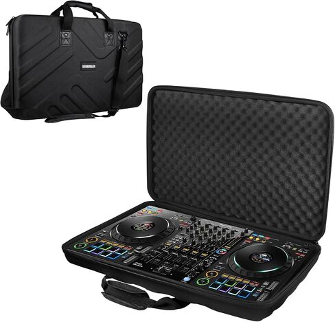 حقيبة DJ - مقاس 20.8 بوصة × 14.5 بوصة × 3.5 بوصة - تناسب وحدة تحكم DJ Pioneer DDJ-FLX4/DDJ-400/DDJ-SB2/DDJ-200/DDJ-SB3/DDJ-RB - حقيبة سفر ذات هيكل صلب - حماية EVA - لمعدات DJ in Kuwait