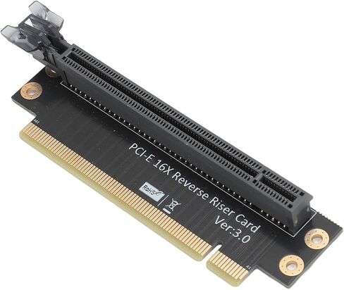 لوحة اختبار بطاقة الرسومات PCIe 16x 3.0، محول بطاقة Riser من ذكر إلى أنثى، لخادم 2U، متوافق مع واجهات 1x/4x/8x/16x، تصميم PCB عالي الموثوقية in Kuwait