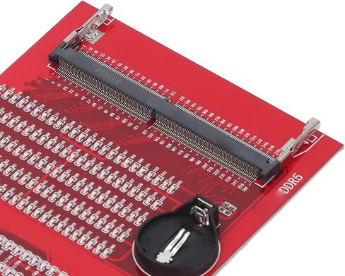 بطاقة اختبار ذاكرة الوصول العشوائي DDR4 DDR5 2 في 1 محلل تشخيصي مع ضوء LED أحمر - مصدر طاقة مزدوج، اكتشاف سهل للأخطاء للكمبيوتر المحمول وذاكرة الوصول العشوائي للخادم in Kuwait