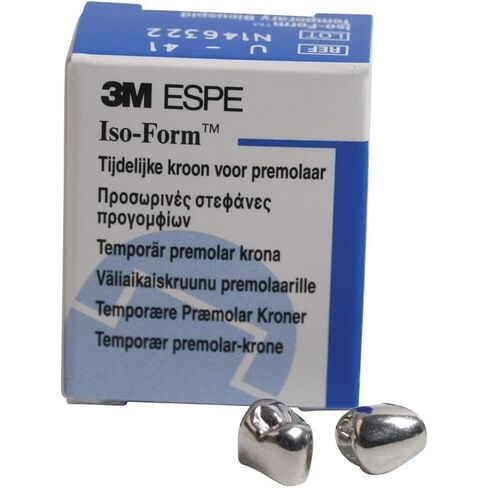 3M ESPE 3M-U58 ISO-Form Second Bicuspid Crown، الجزء العلوي الأيمن (عبوة من 5) in Kuwait