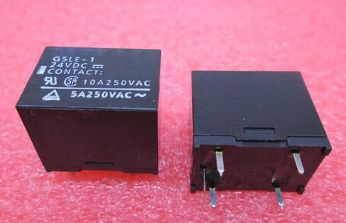 G5LE-1-24VDC G5LE-1 24VDC G5LE1 G5LE 24VDC DC24V 5A 24V التتابع DIP5 10 قطعة/الوحدة in Kuwait