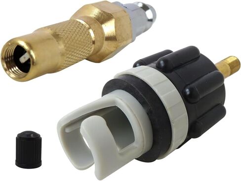 New Upgraded SUP Valve Adapter Set with Compressor Nozzle for Fast Inflation of Paddle Boards in Kuwait