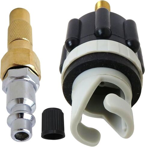 New Upgraded SUP Valve Adapter Set with Compressor Nozzle for Fast Inflation of Paddle Boards in Kuwait