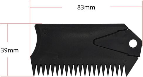 TENSSO Surf Wax Comb Surfboard مكشطة 2 حزمة محمولة مزدوجة الحافة أداة تنظيف إزالة الشمع مع مفتاح الزعنفة، أدوات إزالة الشمع القديمة ملحقات صيانة لركوب الأمواج، لوح التزلج، لوح التجديف in Kuwait