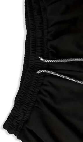 شورت رياضي بطبقة مزدوجة للرجال من Crown - شورت Blk Akts للجري مع بطانة ضغط - شورت كاجوال من مزيج القطن XL-BLK-AKTS-PRORDER-Shorts-C in Kuwait