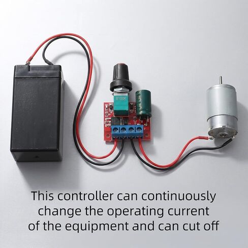3PCS Mini DC Motor PWM Speed Controller, Adjustable Voltage Regulator 5V-35V 5A Speed Adjustable Switch Module, Includes Switch Knobs and LED Indicator in Kuwait