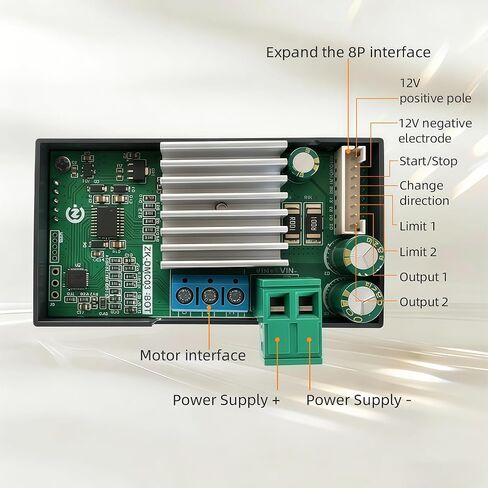 BLDC موتور محرك وحدة 300 واط عالية الطاقة DC10-30V ثلاث مراحل فرش السيارات سرعة تحكم منظم لتقوم بها بنفسك لوحة للقيادة إلى الأمام/عكس/تأخير in Kuwait