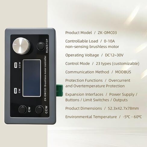 BLDC موتور محرك وحدة 300 واط عالية الطاقة DC10-30V ثلاث مراحل فرش السيارات سرعة تحكم منظم لتقوم بها بنفسك لوحة للقيادة إلى الأمام/عكس/تأخير in Kuwait