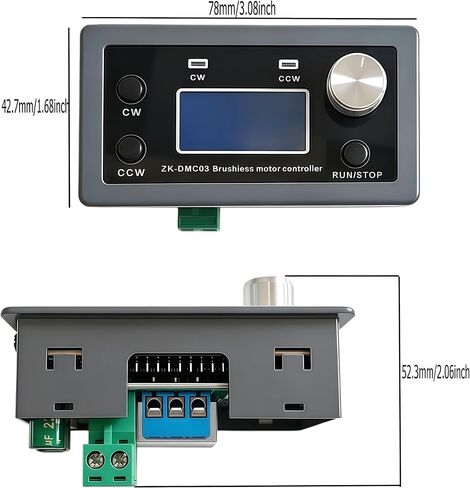 BLDC موتور محرك وحدة 300 واط عالية الطاقة DC10-30V ثلاث مراحل فرش السيارات سرعة تحكم منظم لتقوم بها بنفسك لوحة للقيادة إلى الأمام/عكس/تأخير in Kuwait
