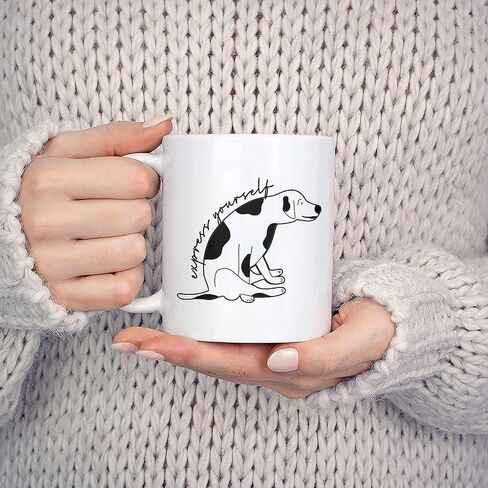 MargoDream Veterinary Medicine Gift Appreciation Funny Vet Med Mug Express Yourself Dog Coffee Cup Vet Tech Gift For Men For Woman White 11 Oz in Kuwait