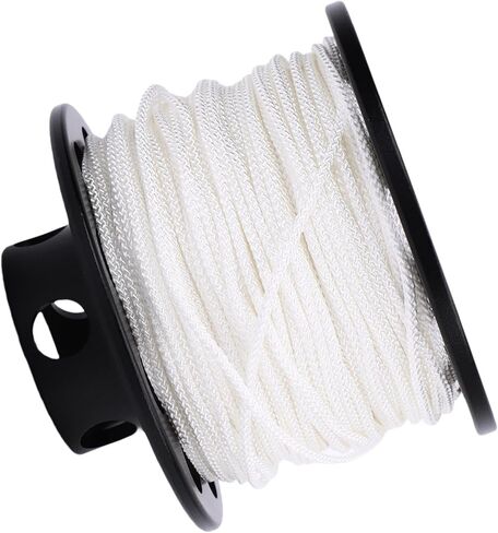 Generic Diving Finger Spool Reel Compact Dive Reel with 131.2ft High Visibility White Line for Cave Wreck Diving Stainless Steel and Aluminum in Kuwait