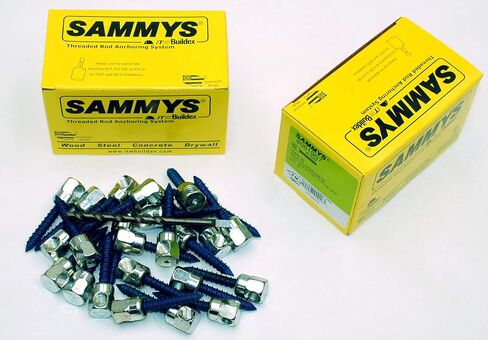 (25) Sammys Sidewinder 3/8-16 x 1-3/4 علاقة قضيب ملولبة للخرسانة 8061957 in Kuwait