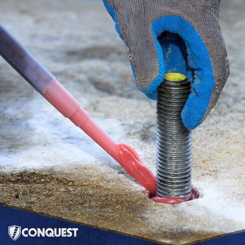 قضيب ملولب غير مكتمل من الدرجة B7 من Conquest مقاس 7/8 بوصة - 9 × 18 بوصة (عبوة من قطعتين) - قضبان ملولبة خشنة بالكامل - متوافقة مع ASTM A193 Grade B7 in Kuwait
