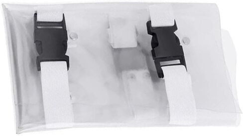 PVC Dental Chair Foot Pad Cover 68x42cm, Transparent Elastic Band & Clip Design for Easy Installation, 1PC Replacement Cover in Kuwait
