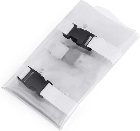 PVC Dental Chair Foot Pad Cover 68x42cm, Transparent Elastic Band & Clip Design for Easy Installation, 1PC Replacement Cover in Kuwait