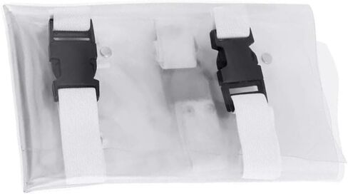 PVC Dental Chair Foot Pad Cover 68x42cm, Transparent Elastic Band & Clip Design for Easy Installation, 1PC Replacement Cover in Kuwait