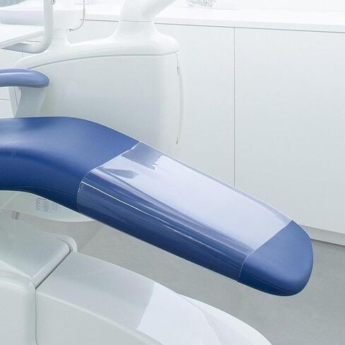 PVC Dental Chair Foot Pad Cover 68x42cm, Transparent Elastic Band & Clip Design for Easy Installation, 1PC Replacement Cover in Kuwait