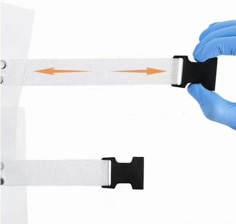 قطعتان من أغطية أصابع كرسي الأسنان من مادة PVC - وسادة قدم شفافة مقاس 68 × 42 سم وواقي ضد الغبار مع أشرطة مرنة لسهولة التركيب وملاءمة عالمية in Kuwait