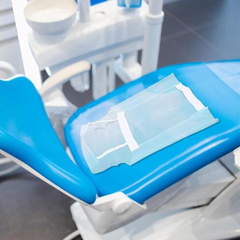Dental Chair Foot Cover - Foot Pad Mat Cushion Clinic Chair Toe Protector - Dustproof & Transparent with Elastic Bands for Clinic 15.3" X 14.5" in Kuwait