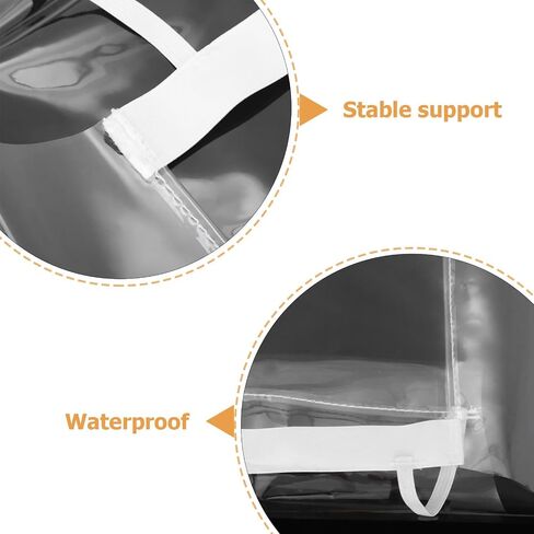 Foot Covers for Dental Chair - Chair Foot Seat Pad Mat with Elastic Band - Transparent and Dustproof for Dental Practice Clinics and Hospitals in Kuwait