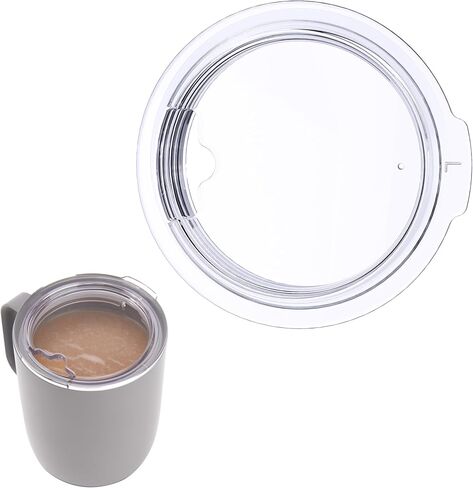 عبوة واحدة من غطاء كوب Ember سعة 14oz مع ملعقة قهوة من السيليكون، مجموعة من 2، غطاء كوب لكوب ذكي للتحكم في درجة حرارة Ember سعة 14oz 2 مع ملعقة إسبرسو، ملحق القهوة، هدية العيد in Kuwait