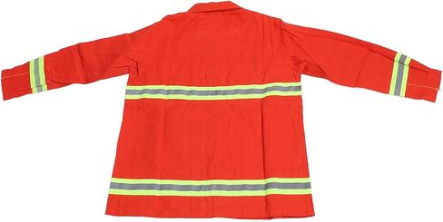 FTVOGUE Mystical/Fantasy Safety Suit, Cotton Fire Retardant Apparel with Reflective Strips, High Visibility Workwear for Men in Hazardous Environments (XXXL) in Kuwait