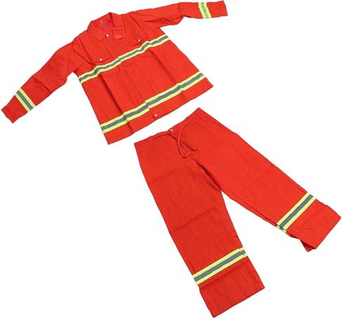 FTVOGUE Mystical/Fantasy Safety Suit, Cotton Fire Retardant Apparel with Reflective Strips, High Visibility Workwear for Men in Hazardous Environments (M) in Kuwait