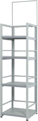 4-Tier Floor-Standing Water Bucket Rack,Bottled Water Storage Rack,43x43x135cm,Load Capacity 180kg,Suitable for Supermarkets/Offices in Kuwait