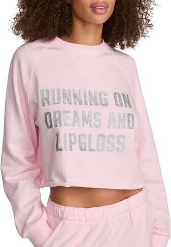 Victoria's Secret PINK | Elle Campus Fleece™ Cropped Crew Sweatshirt in Kuwait