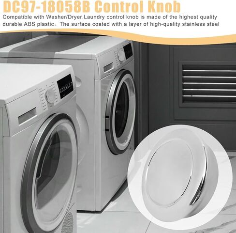 Xspeedonline DC64-03186A Laundry Appliance Control Knob 1Pcs for Sam-sung Washer/Dryer Models WF45N5300AV/US-00 WF45N5300AW/US-00 WF45N5300AW in Kuwait
