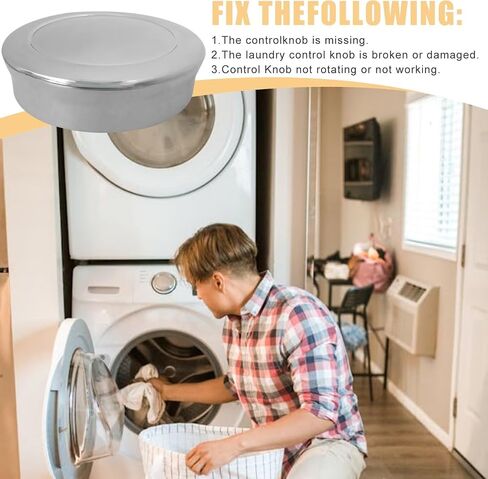 Xspeedonline DC64-03186A Laundry Appliance Control Knob 1Pcs for Sam-sung Washer/Dryer Models WF45N5300AV/US-00 WF45N5300AW/US-00 WF45N5300AW in Kuwait