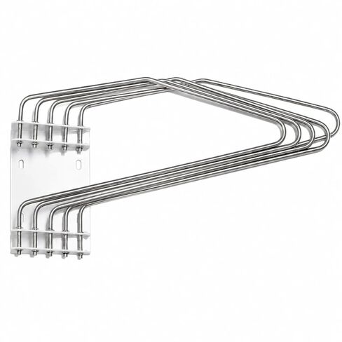 Gisafai X-Ray Apron Rack Wall Mount 5 Arms Lead Aprons Hanger Holder for X-Ray Shield Clothing Accessories, Right Swing in Kuwait