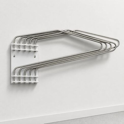 Gisafai X-Ray Apron Rack Wall Mount 5 Arms Lead Aprons Hanger Holder for X-Ray Shield Clothing Accessories, Right Swing in Kuwait