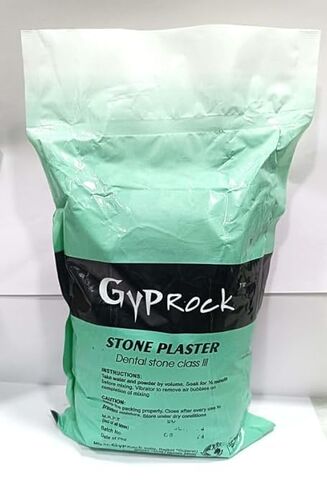 Dental Stone Plaster (Class - 3) 1kg Green Color in Kuwait