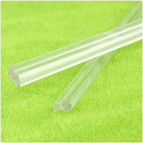 1/5/10pcs Acrylic Rods Clear Transparent Plexilgass Organics Grass Bar, DIY Architectural Model Material Accessories(8x200mm 5pcs) in Saudi Arabia