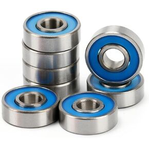Bearings 8 pcs Inline Skate Bearing 608-2rs Speed Skateboard Abec9 Si3n4 Ceramic 7 Ball Roller Skating Longboard 608 in Saudi Arabia