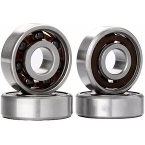 Bearings 8Pcs 608 Hybrid Black Ceramic for Inline Roller Skate Skateboard Scooter Wave Board Caster in Saudi Arabia