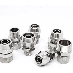 1Pcs 1/8 1/4 3/8 1/2 Inch Thread (PT) Trachea Quick Connector 4 6 8 10 12MM(12-02) in Kuwait