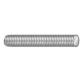 1/4"-20 x 1-3/4" Plain 304 Stainless Steel Fully Threaded Studs, 10 pk. in Kuwait