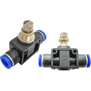 Throttle Valve LSA 4-12mm Air Flow Speed Control Tube Water Hose Pneumatic Push In Fittings 1Pcs(LSA6) in Saudi Arabia