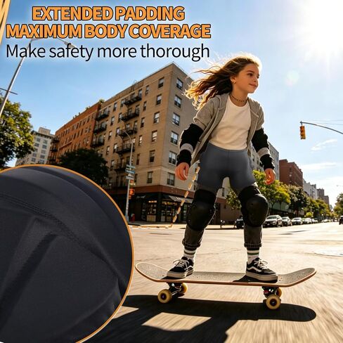 Kids Butt Padded Shorts for Skating Skateboarding, 3D Protection Crash Pad Impact Gear Pants for Butt Hips Tailbone in Kuwait