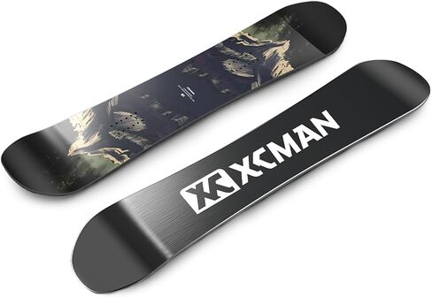 XCMAN Freeride Snowboard Beginner All Mountain، أفضل لوح تزلج هجين لجميع التضاريس، ثنائي الاتجاه، لجميع المستويات ‌Chthonic Mirage in Kuwait