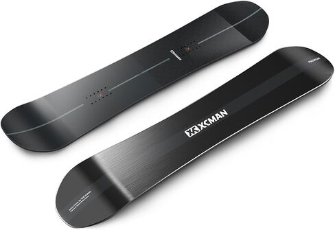 XCMAN Freeride Snowboard Beginner All Mountain، أفضل لوح تزلج هجين لجميع التضاريس، ثنائي الاتجاه، لجميع المستويات ‌الشق الكمي in Kuwait