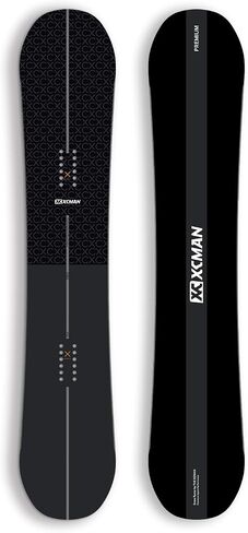 XCMAN Freeride Snowboard Beginner All Mountain، أفضل لوح تزلج هجين لجميع التضاريس، ثنائي الاتجاه، لجميع المستويات ‌الشق الكمي in Kuwait