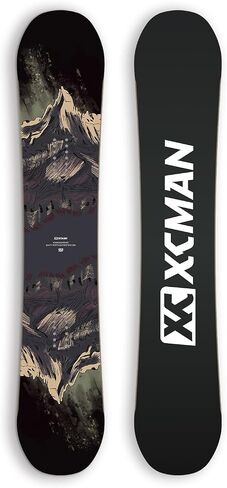 XCMAN Freeride Snowboard Beginner All Mountain، أفضل لوح تزلج هجين لجميع التضاريس، ثنائي الاتجاه، لجميع المستويات ‌Chthonic Mirage in Kuwait