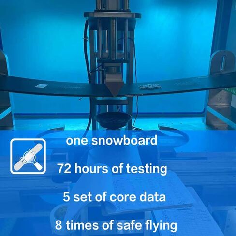XCMAN Freeride Snowboard Beginner All Mountain، أفضل لوح تزلج هجين لجميع التضاريس، ثنائي الاتجاه، لجميع المستويات ‌Chthonic Mirage in Kuwait