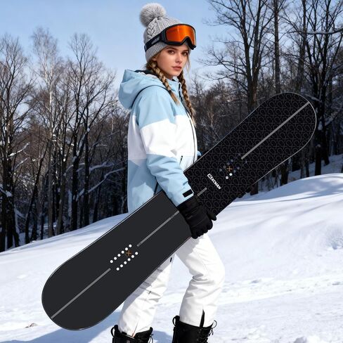 XCMAN Freeride Snowboard Beginner All Mountain، أفضل لوح تزلج هجين لجميع التضاريس، ثنائي الاتجاه، لجميع المستويات ‌الشق الكمي in Kuwait
