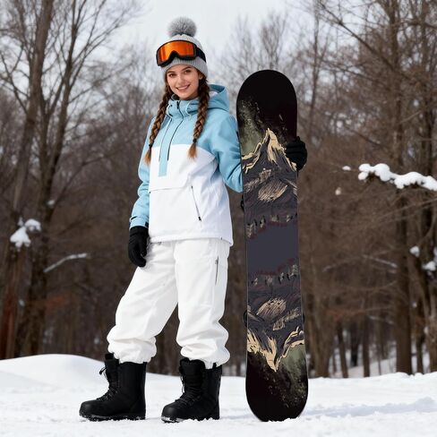 XCMAN Freeride Snowboard Beginner All Mountain، أفضل لوح تزلج هجين لجميع التضاريس، ثنائي الاتجاه، لجميع المستويات ‌Chthonic Mirage in Kuwait