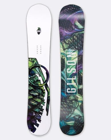 GILSON Pinegrenade All-Mountain Snowboard, Traditional Flat Base, Direct Steel-to-Snow Contact, Poplar Hardwood Core, 144-162cm in Kuwait
